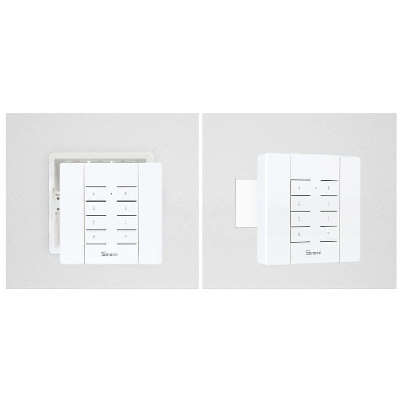 Control de Soporte de pared para mando a distancia Sonoff RM433 Blanco