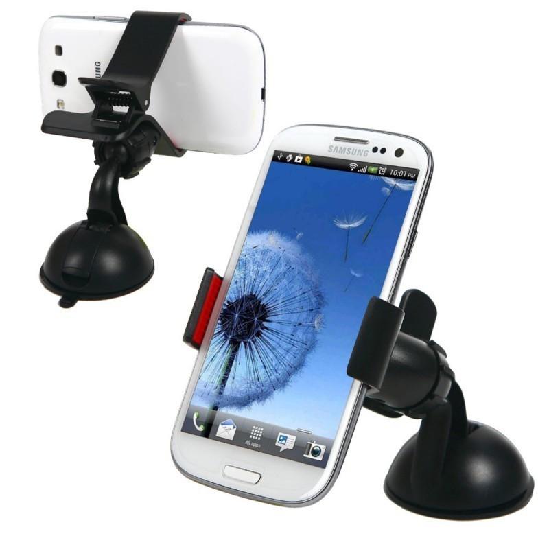 comprar soporte para gps y movil Negro - Soporte