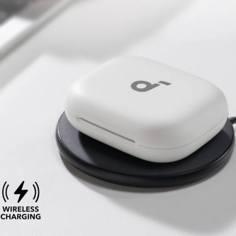 Carregamento sem fios de Soundcore Aerofit 2 Branco - Auriculares Bluetooth