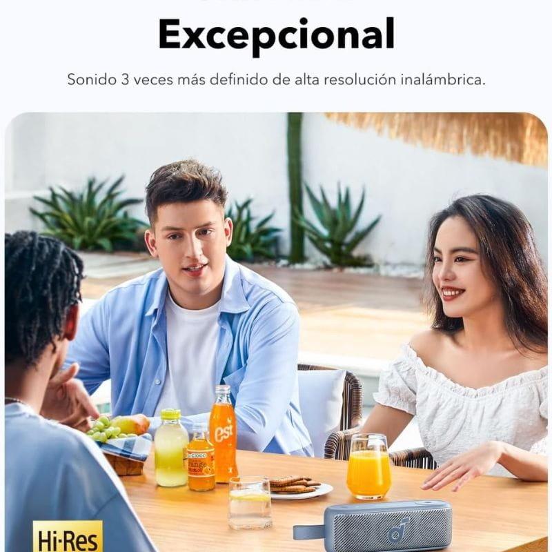 Soundcore Motion 100 20W Negro - Altavoz inalámbrico sonido con mas detalle