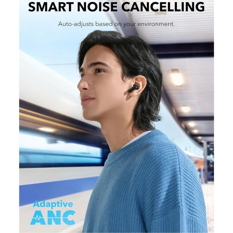 Soundcore P40i Black - Auscultadores sem fios com cancelamento de ruído