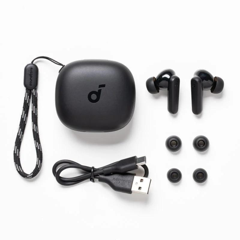 Soundcore R50i Bluetooth Black - Auscultadores sem fios Conteúdo da embalagem