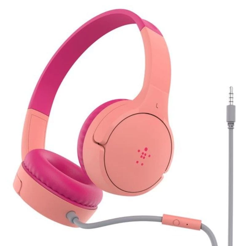Belkin SoundForm Mini Rose - Casques d'écoute pour enfants