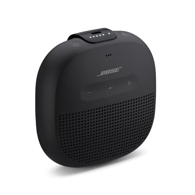 Bose SoundLink Micro Negro - Altavoz Bluetooth visto desde la izquierda