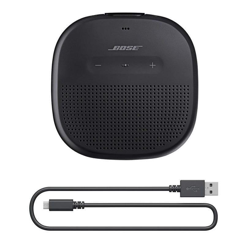 Bose SoundLink Micro Negro - Altavoz Bluetooth contenido del paquete