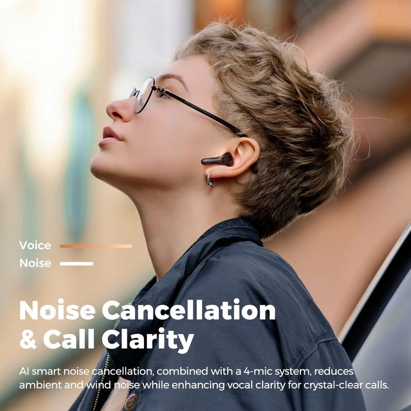 Adaptable SoundPeats Air5 Lite Noir - Ecouteurs Bluetooth