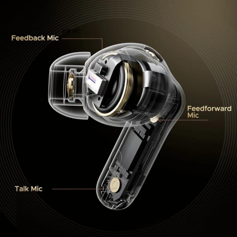 Micros de SoundPEATS Capsule3 Pro + TWS Noir - Écouteurs Bluetooth