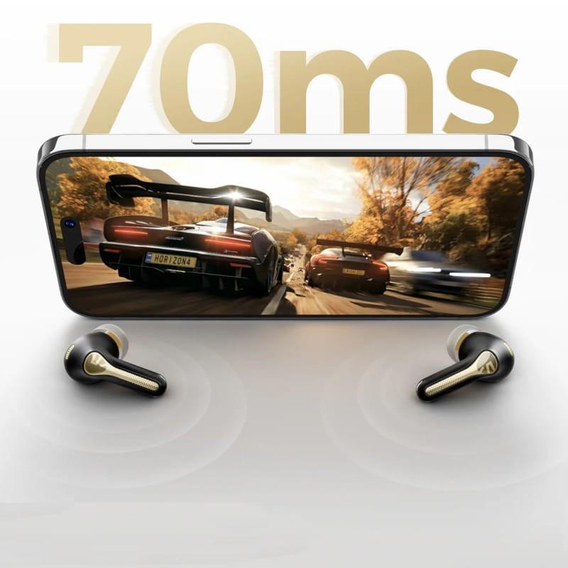 Mode de jeu de SoundPEATS Capsule3 Pro + TWS Noir - Écouteurs Bluetooth