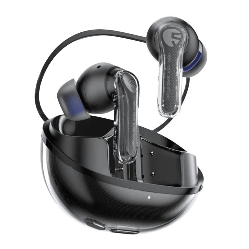 SoundPEATS Clear Negro - Auriculares Bluetooth