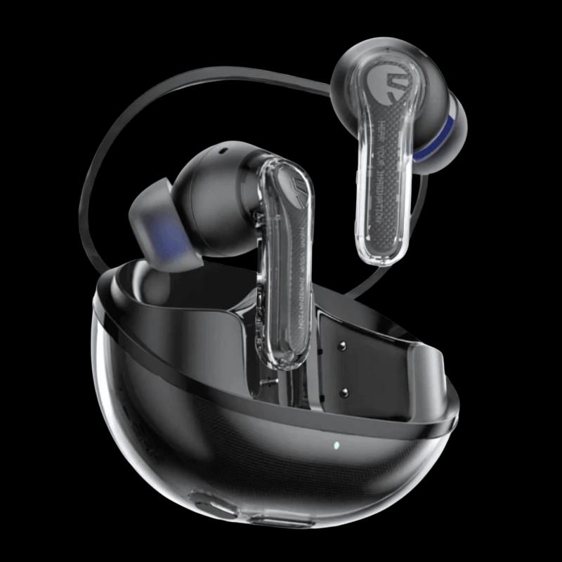 SoundPEATS Clear Preto - Auscultadores Bluetooth