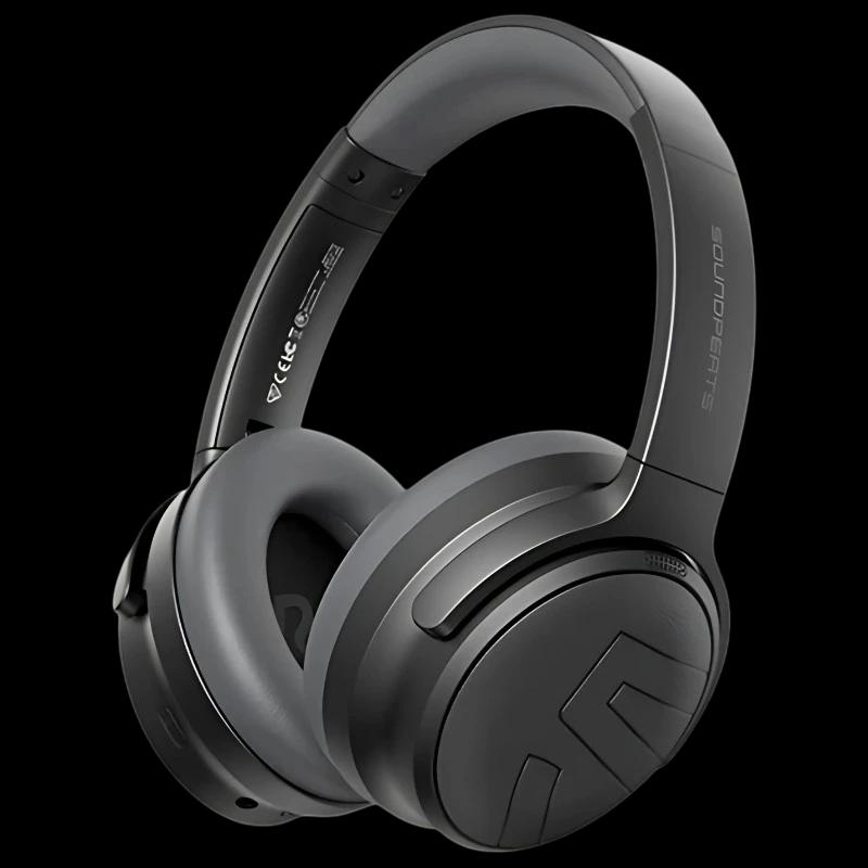 SoundPEATS Space Pro Preto - Auriculares Bluetooth