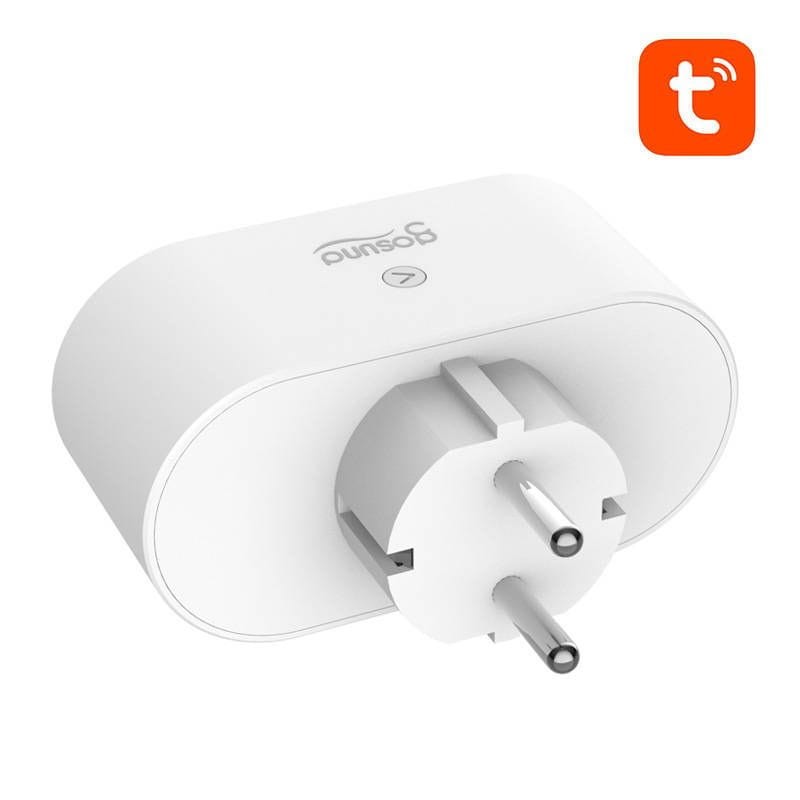 Gosund SP211 3680 W 16 A Wi-Fi 2,4 GHz Doble Blanco - Enchufe inteligente compatible con la aplicación Tuya