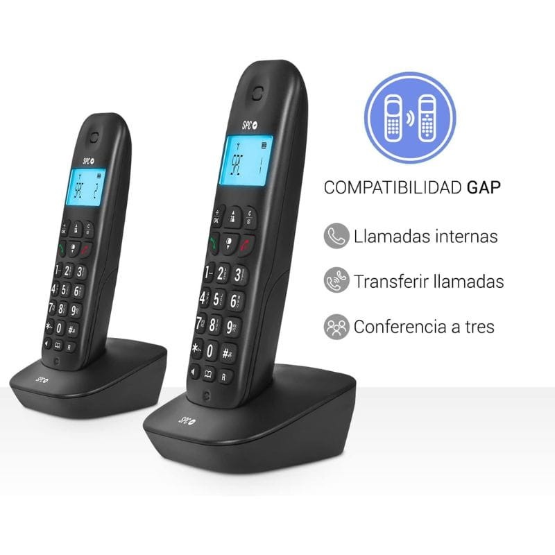 SPC Air Pro Duo 7302N - Compatibilidade com o Gap do telefone sem fios