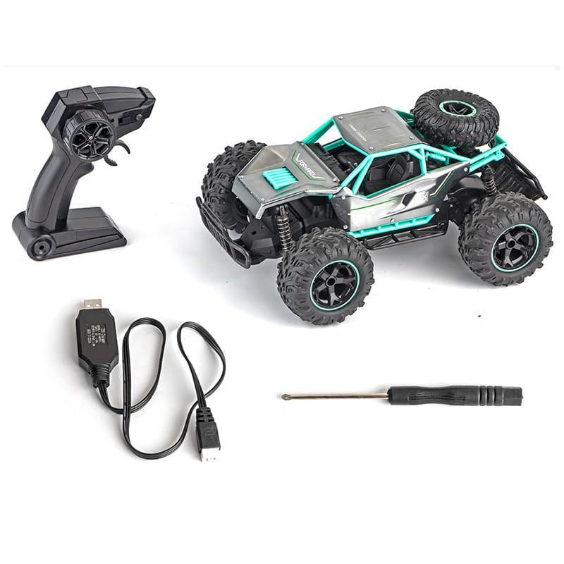 Sprint 1/14 Off-Road Monster Truck Cinzento - Carro RC Telecomandado - Conteúdo