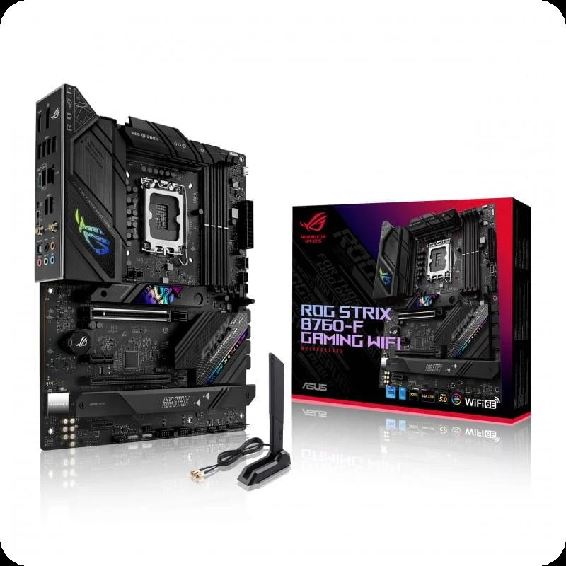 ASUS ROG STRIX B760-F LGA 1700 ATX Ethernet LAN 2.5 Gigabit WiFi - Placa-mãe