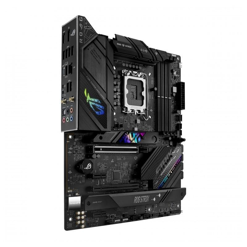 ASUS ROG STRIX B760-F LGA 1700 ATX Ethernet LAN 2.5 Gigabit WiFi - Vista lateral Placa mãe