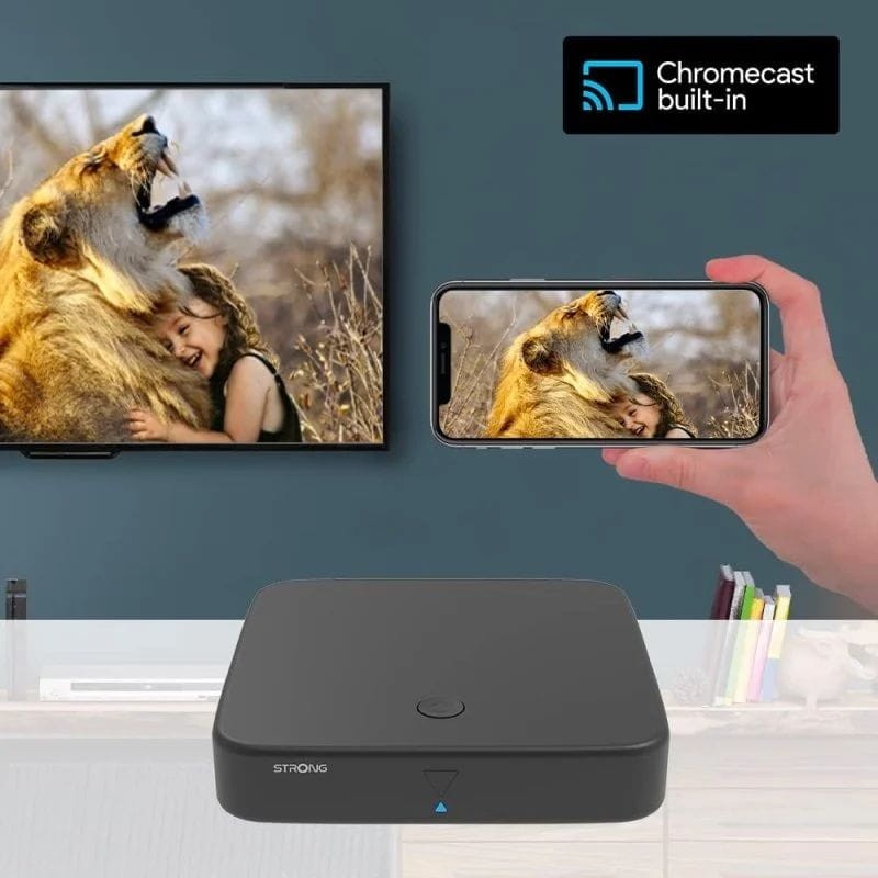 Caixas de som de Strong SRT 420 4K 2GB/8GB Preto - Android TV com TDT