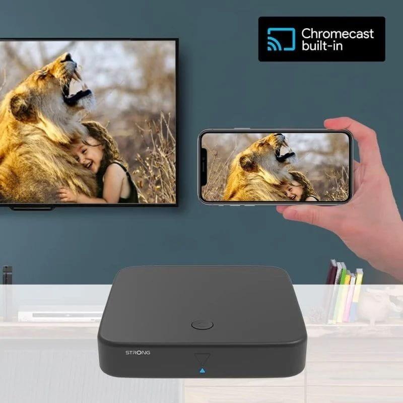 Caixas de som de Strong SRT 420 4K 2GB/8GB Preto - Android TV com TDT