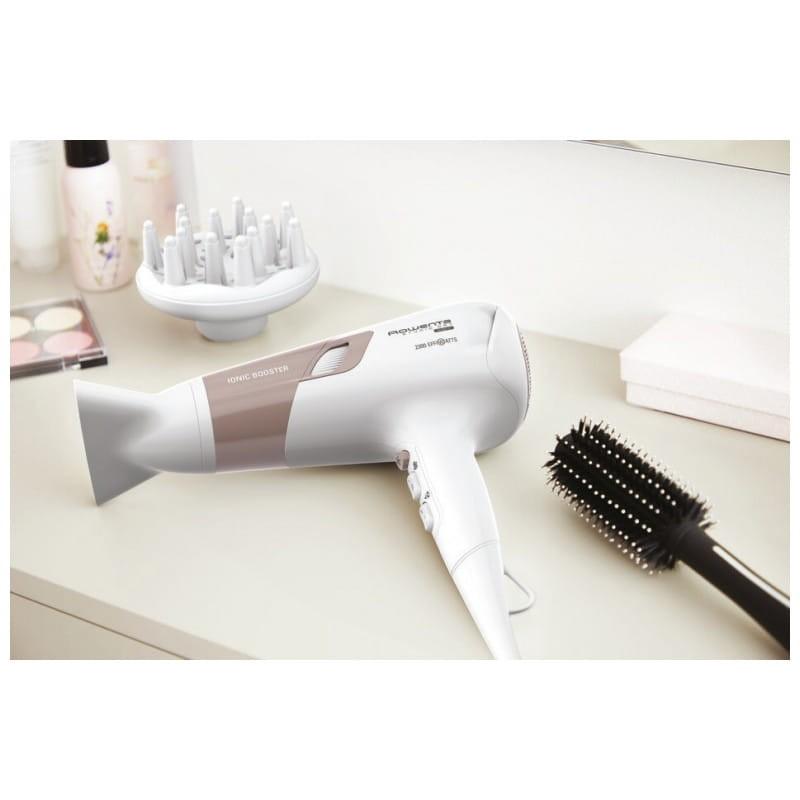 Rowenta Studio Dry CV5830 2300 W Bege, Branco - Live Image Secador de cabelo com escova e difusor