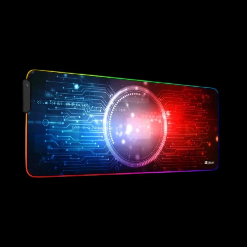 Tapete Subblim Chip LED RGB 9 Cores Preto