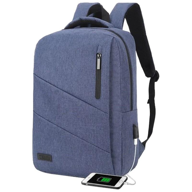 Sac à dos ordinateur portable Subblim City 15.6 Bleu Port USB