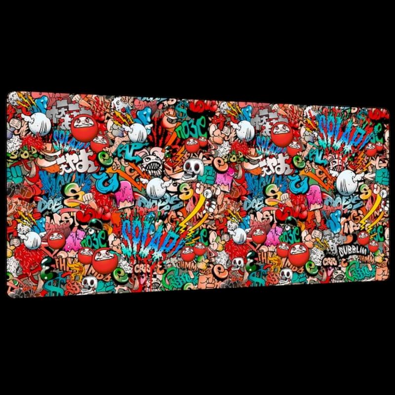 SUBBLIM Graffiti XL Multicolorido - Tapete para rato