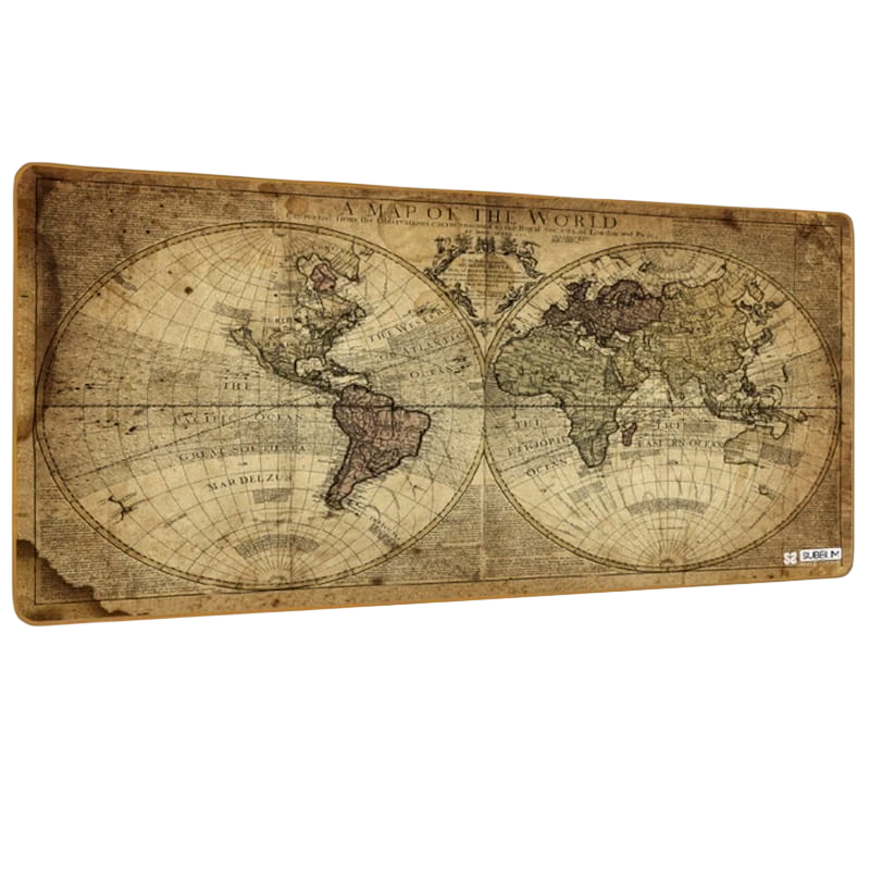 SUBBLIM Vintage World XL Multicolore - Tapis de souris