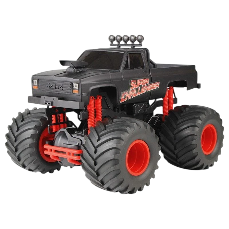 Super Big Wheels Racing Car DL16A02-1 1/16 Vermelho - Carro RC Elétrico