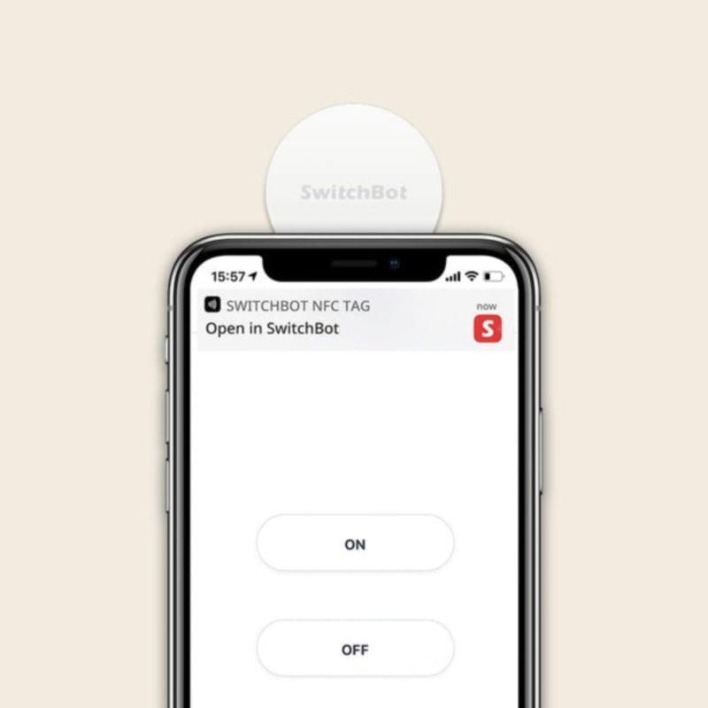 Interrupteur intelligent SwitchBot Tag avec contrôle à distance
