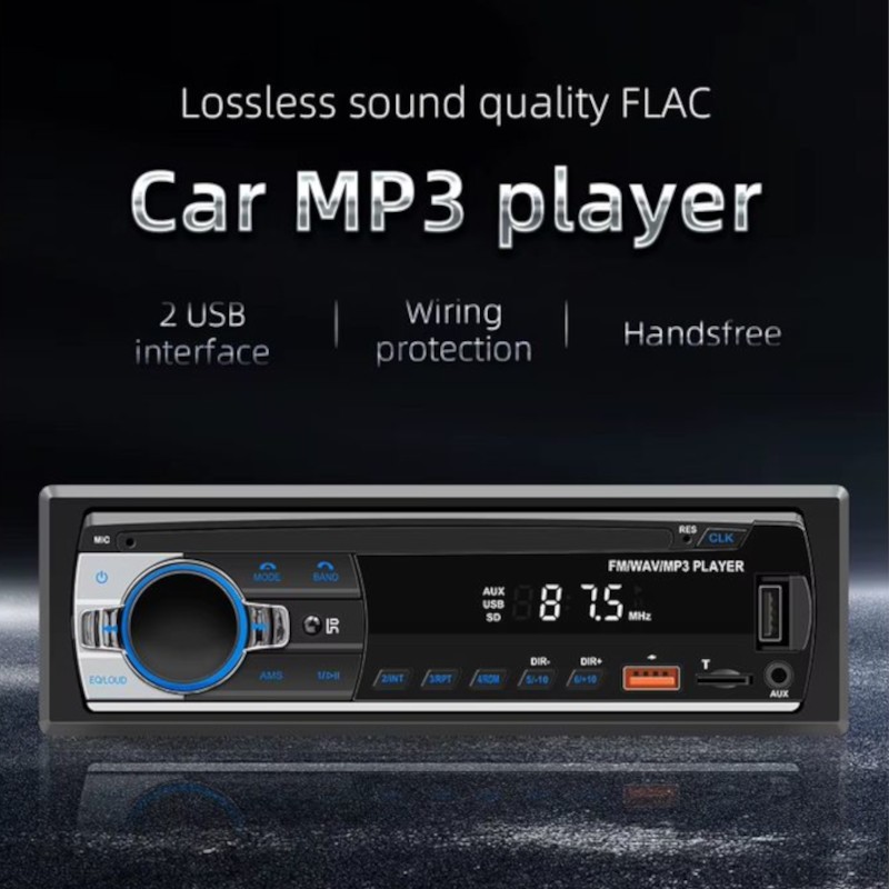 Frontal de Autorradio 1 DIN SWM 530L Bluetooth Negro