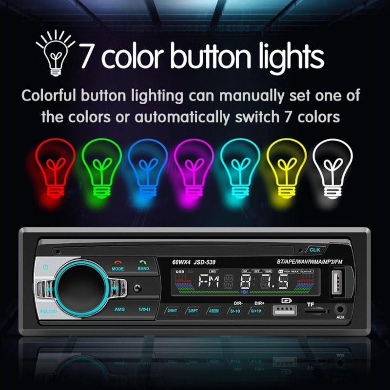 Colores de Autorradio 1 DIN SWM 530L Bluetooth Negro