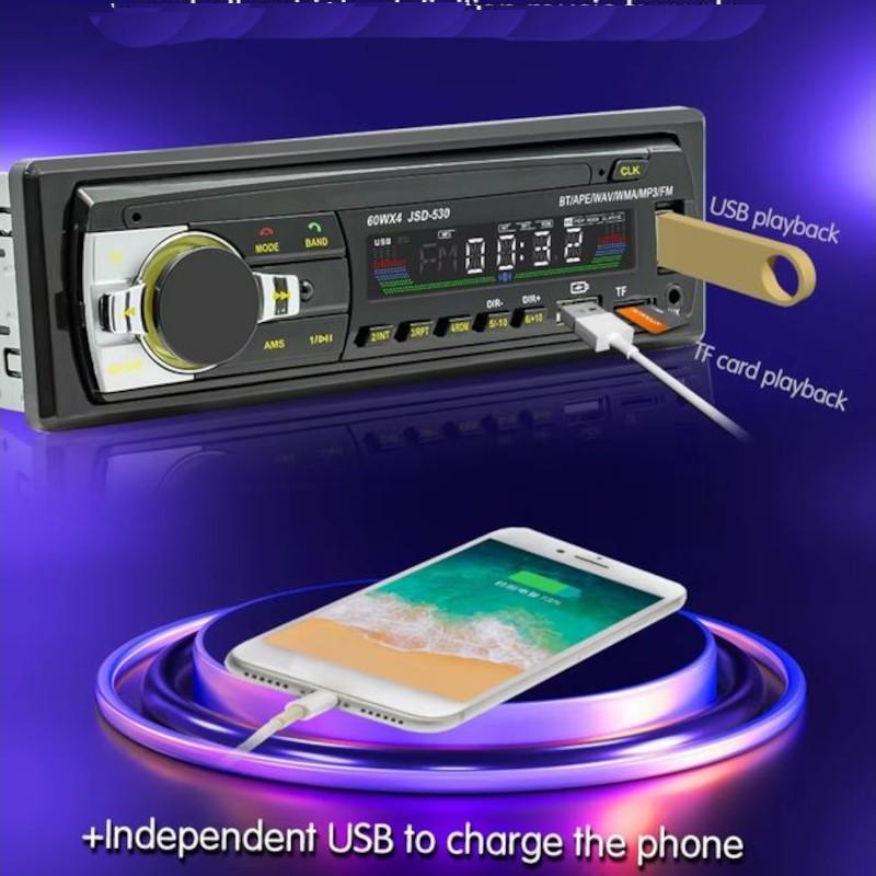 Conexión de Autorradio 1 DIN SWM 530L Bluetooth Negro