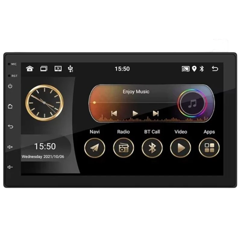 Autorrádio 2 DIN SWM 9101-J 2GB/64GB GPS Carplay/Android Auto Preto