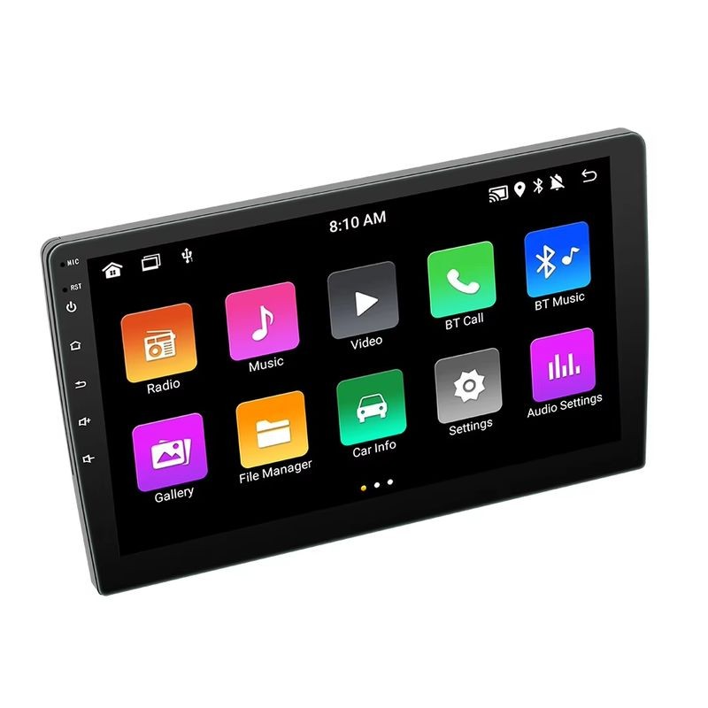 Ecrã de Autorrádio 2 DIN SWM 9101-J 2GB/64GB GPS Carplay/Android Auto Preto