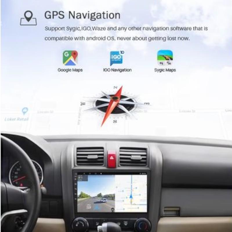 GPS de Autorádio 2 DIN SWM 9133 6GB/128GB GPS Carplay/Android Auto Preto