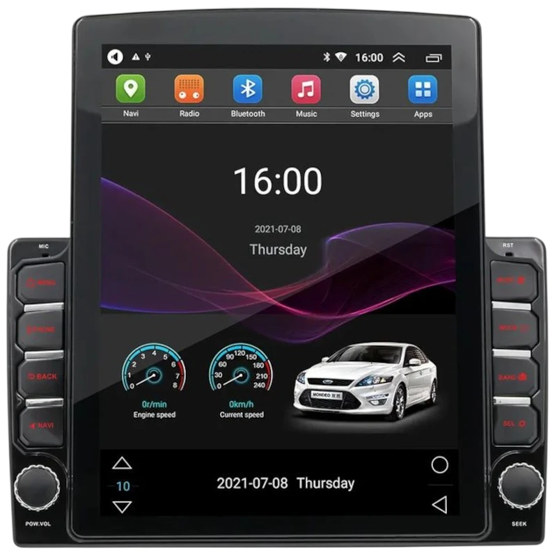 Autoradio 1 DIN SWM 9790-J 2Go/64Go GPS Carplay/Android Auto Noir
