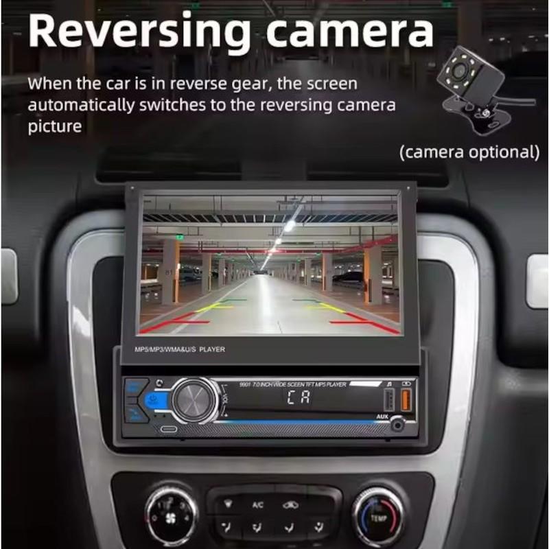 Câmaras de visão traseira de Autorádio 1 DIN SWM 9901 Bluetooth Preto
