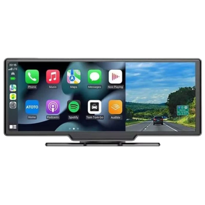 Pantalla táctil universal SWM B5303R 10.26 pulgadas Carplay/Android Auto Inalámbrico Dash Cam Integrada Negro - Reproductor multimedia para coche