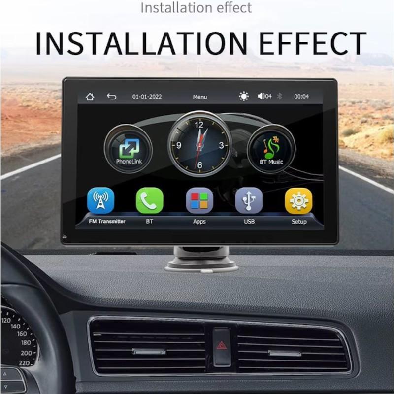 Adaptável Ecrã tátil universal SWM B5308 Preto - Leitor multimédia para automóvel