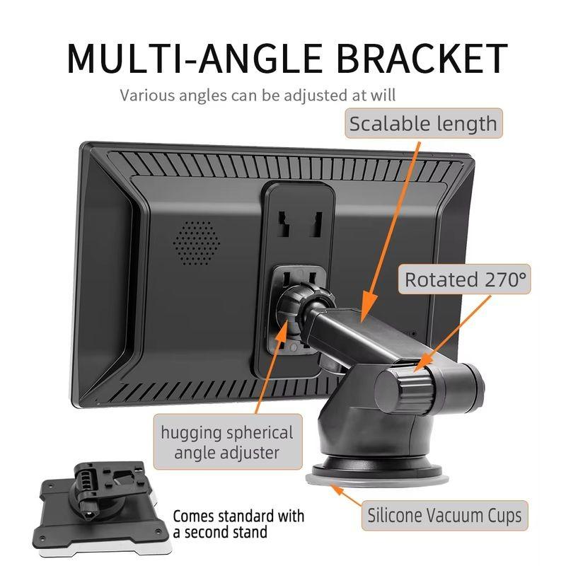 Suporte adaptável Ecrã tátil universal SWM B5308 Preto - Leitor multimédia para automóvel