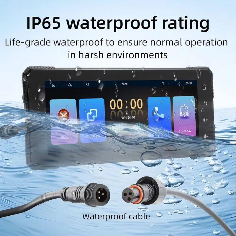 Etanche à l'eau de Ecran tactile universel SWM B5353 Noir - Lecteur multimédia automobile