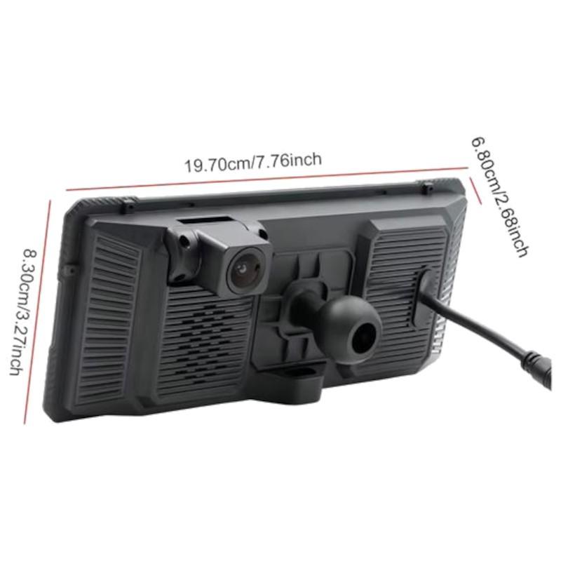 Dimensions de Ecran tactile universel SWM B5353 Noir - Lecteur multimédia automobile