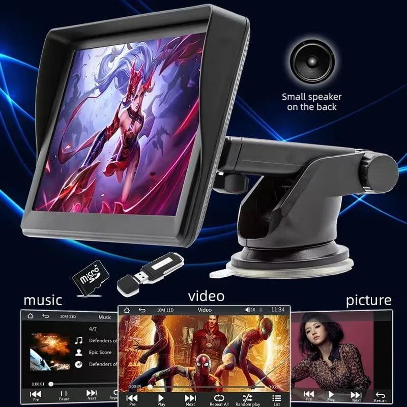 MirrorLink de Pantalla táctil universal SWM B600W 7 pulgadas Carplay/Android Auto Inalámbrico Negro - Reproductor multimedia para coche