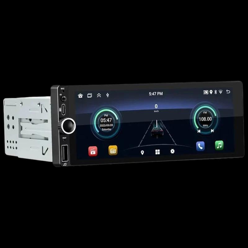 Autorádio 1 DIN SWM D6021A 2GB/64GB GPS Carplay/Android Auto Preto