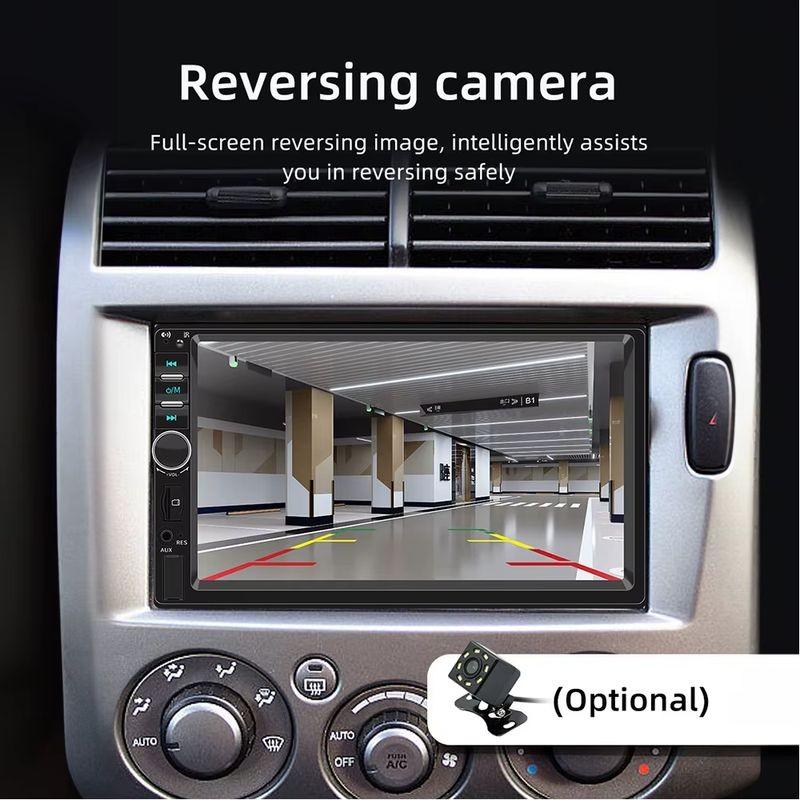 Câmaras traseiras de Autorrádio 2 DIN SWM F7018C 7 polegadas Bluetooth/Carplay USB Preto