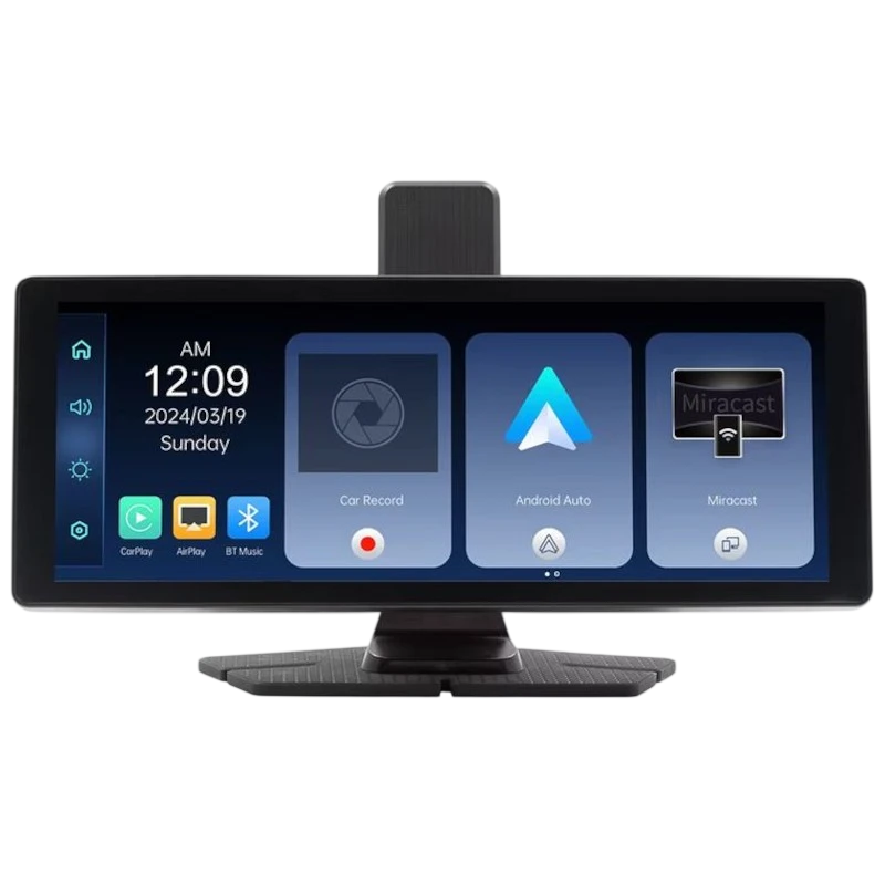 Pantalla táctil universal SWM V5311 10.26 pulgadas Carplay/Android Auto inalámbrico Dash Cam integrada Negro - Reproductor multimedia para motos