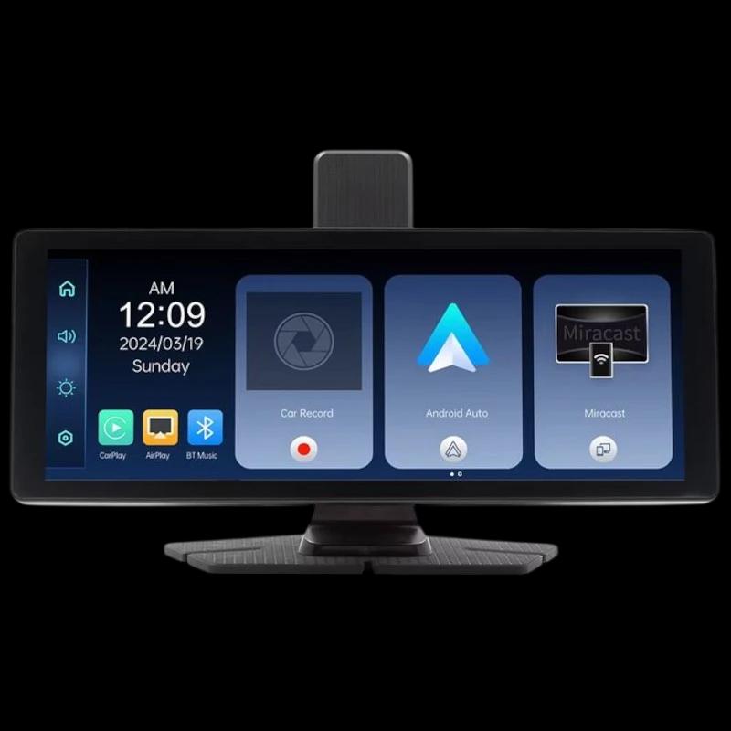 Pantalla táctil universal SWM V5311 10.26 pulgadas Carplay/Android Auto inalámbrico Dash Cam integrada Negro - Reproductor multimedia para motos