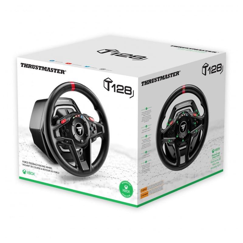 Thrustmaster T128 Black USB Steering Wheel + Analog Pedals PC, Xbox, Xbox One box image