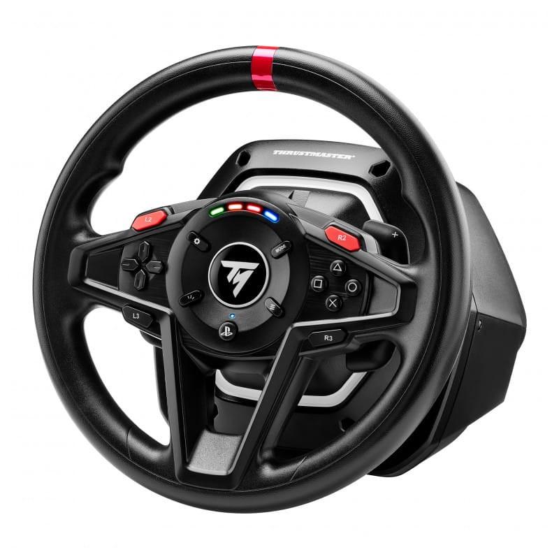 Thrustmaster T128 Black USB Steering Wheel + Analogue Pedals PC, PlayStation 4, PlayStation 5 steering wheel image