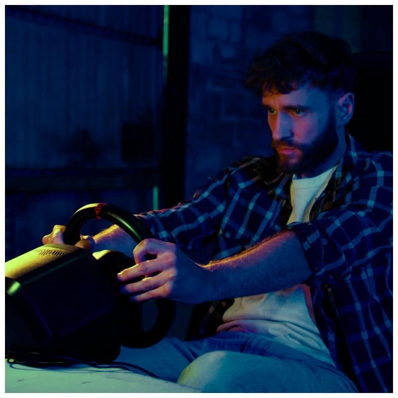 Thrustmaster T128 Black USB Steering Wheel + Analogue Pedals PC, PlayStation 4, PlayStation 5 image réelle